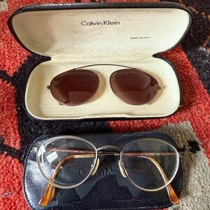 Vintage Calvin Klein Sunglasses with Case (111 575)